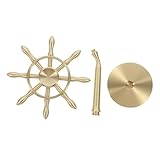 FIXOSHEE Einstellbares Messing Ruder Deko Ornament Mittelmeer Stil...