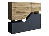 Mirjan24 Kommode Nesezi mit 4 Türen, Anrichte, Highboard,...