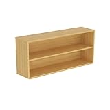 GLigeT Dateien Zweistöckiges CD-Schallplattenregal aus Holz for den...