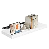 Youghuen ﻿Wandregal, Regale Weiß Wand 40cm, Dekorative...