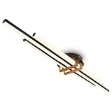 BRILONER - LED Deckenlampe mit warmweißem Licht, Eckprofile, LED...
