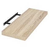 EUGAD Wandregal Wandboard Buchregal Hängeregal DVD CD Regal Holz...