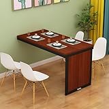 Faltbarer Wandtisch aus Holz, Teleskop, platzsparend, Küchenregal,...