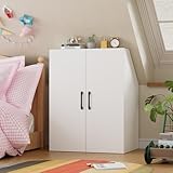 MSFE Dachschrägenregal mit 2 Türen Dachschrägenschrank...