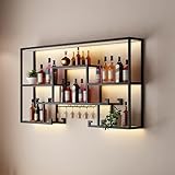 GLJTUO Led-Beleuchtetes Regal Zur Pr?sentation Von...