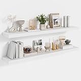 Feihorrm Regal Wand, Schweberegal 2er Set, Regal 90cm Breit, Wandregal...