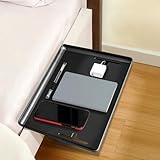 Lacusmall Nachttisch Regal, Tablett Nachttischregal Regal für Bett...