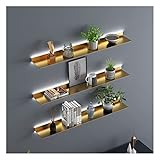 LED-Wandregal, Metallregale mit eingebauter Beleuchtung, modernes...