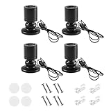 Begonia 4 Stück Mini Led Spot, 5V 1W Klein LED Spotlight, 360°...