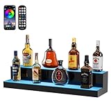 VEVOR Barregal Weinregal, LED-beleuchtetes Hausbarregal mit...