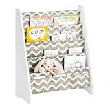 SoBuy Bücherregal Kinder Montessori Regal Kinderzimmer mit 4...