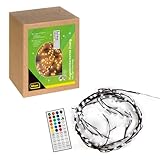 Idena 30522 - LED Zweige, Lichterkette mit 120 RGB LED in 16...