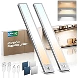 LROLTEF Schrankbeleuchtung Led Lampe mit Bewegungsmelder - 21cm...