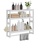 RRX Bambus-Badezimmerregal, 15cmx59cmx53cm H, 3-stöckig, verstellbare...