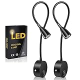 Leselampe,2PCS LED-Bettleuchten für die Wandmontage;Nachttischlampen...