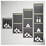 Zfmnoyev Duschnische – Edelstahl-Badnische, Wandregale Für...