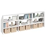 Bellamio Aland Dachschrägen Regal in weiß – offener...