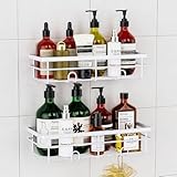 Uamector Duschablage ohne Bohren - Duschregal - Rostfrei Badezimmer...