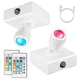 BIGMONAT Drahtloser LED Spotlight, Wiederaufladbares Bildlicht,...