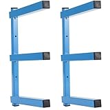 Sinoer Garage Holz Lagerregal, Blaue Spritzbeschichtung,...