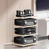 Elitix HiFi Rack Acrylmöbel-Audioschrankgestelle Können Verstellbar...