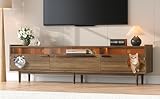 Gecheer Katzenfreundliches TV-Schrank-Set, LED-Beleuchtung,...