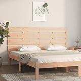 Gecheer Kopfteil 200x3x80 cm Massivholz Kiefer, Bettkopfteil...