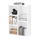 Nordivale Bücherregal, Bücherschrank mit 5 Fächern, Büroregal,...