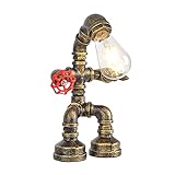 Water Pipe Robot Style Tischlampe- Vintage Industrial...
