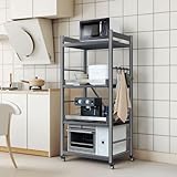 quolliter Standregal Küchenregal aus Kohlenstoffstahl, 200kg...