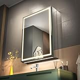 GANPE LED Beleuchtetes Badezimmer Medizin Spiegel Kabinett mit...