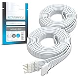 Litcessory Verlängerungskabel für Philips Hue Lightstrip Plus (1m, 2...