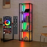 FENLO Fancy Plus Pro – LED-Display-Regal mit dimmbaren Lichtern,...