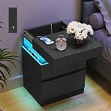 VASAGLE Kailyn Kollektion - Nachttisch, 2er Set, Beistelltisch mit...