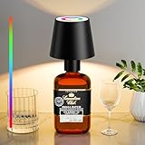 brightower LED Flaschenlampe mit RGB,5200mAh Touch Kabellose...