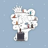 hellomini Personalisiertes Tonie Regal Jungen - Toniebox Regal mit...