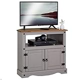 CARO-Möbel TV Rack Ramon Regal TV Schrank Kiefer massiv im Mexiko...