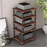 DUddTTW Audio-Rack 2/3/4/5-stufiges Stereo-Rack Audio-Geräte-Rack...