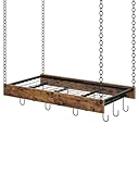 CHOEZON Wandregal Küche, 61 cm, Küchenregal hängend, Topfregal,...