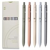 UIXJODO Gelstifte, 5 Stück 0,5 mm japanische schwarze Tinte, feine...
