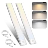Homefire Unterbauleuchte Küche LED Schrankbeleuchtung - 20CM 2 Stück...