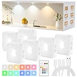 GBEAST 6 Stück Schrankbeleuchtung mit Fernbedienung,...