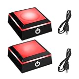 luolety LED-Lichtsockel, mehrfarbig, schwarz,...