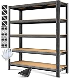 MASKO® Schwerlastregal Lagerregal Kellerregal 180x160x60cm, 1500kg...