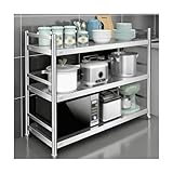 HUFIREHU Kitchen Shelf BäCkerregal KüChenregal Stehend...