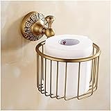 Toilettenpapierhalter, Toilettenpapierhalter aus Messing,...
