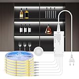 Cabinet Lights COB LED Strip 6 in 1 Dimmbar Penetrating Touch Controls...