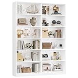 FirFurd Bücherregal Regal mit 12 Fächern Bücherschrank Standregal...