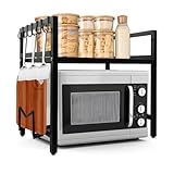 Jomdjmskes Mikrowellen Regal, Verstellbares Mikrowellenregal, 2-Stufig...