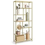 VASAGLE Bücherregal, Regal mit 6 Ablagen, Standregal, Ablagen aus...
